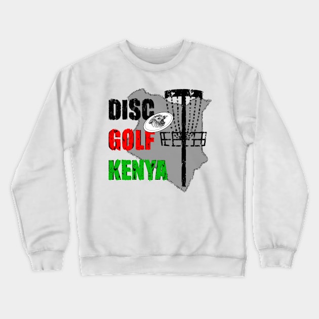 Disc Golf Kenya Crewneck Sweatshirt by Uberfy